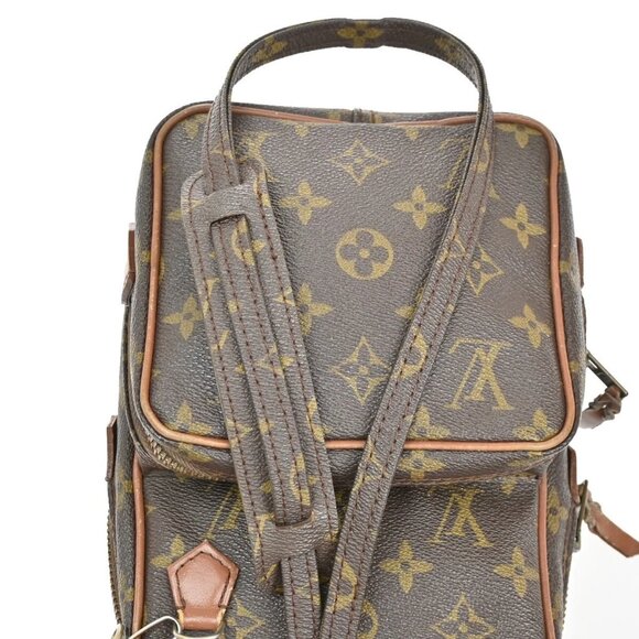 LOUIS VUITTON Mini Amazon Shoulder Bag Monogram Leather Brown - Picture 5 of 16